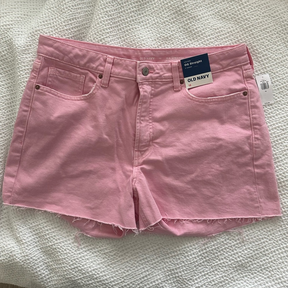 NWT old navy high rise og straight shorts